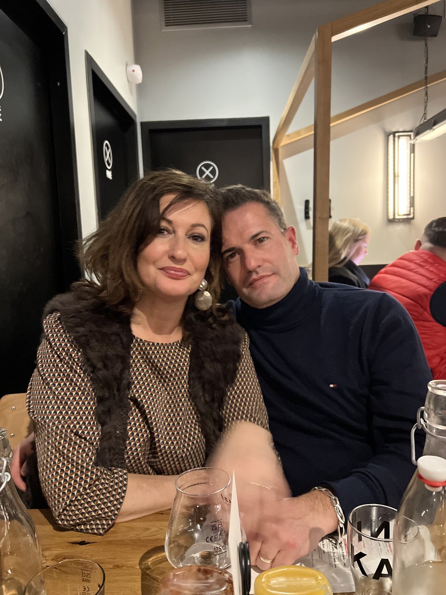 Stephane et maman au restaurant